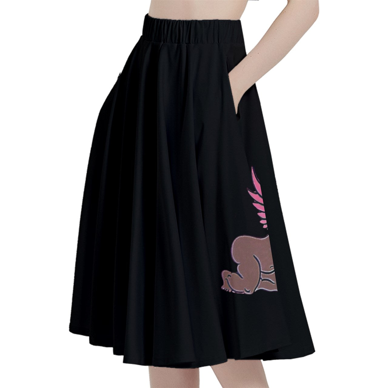 Angel Midi Skirt With Pocket
