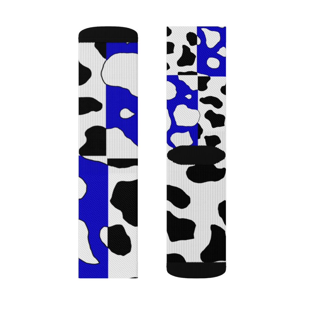 e-boy Blue Cowboi Sublimation Socks