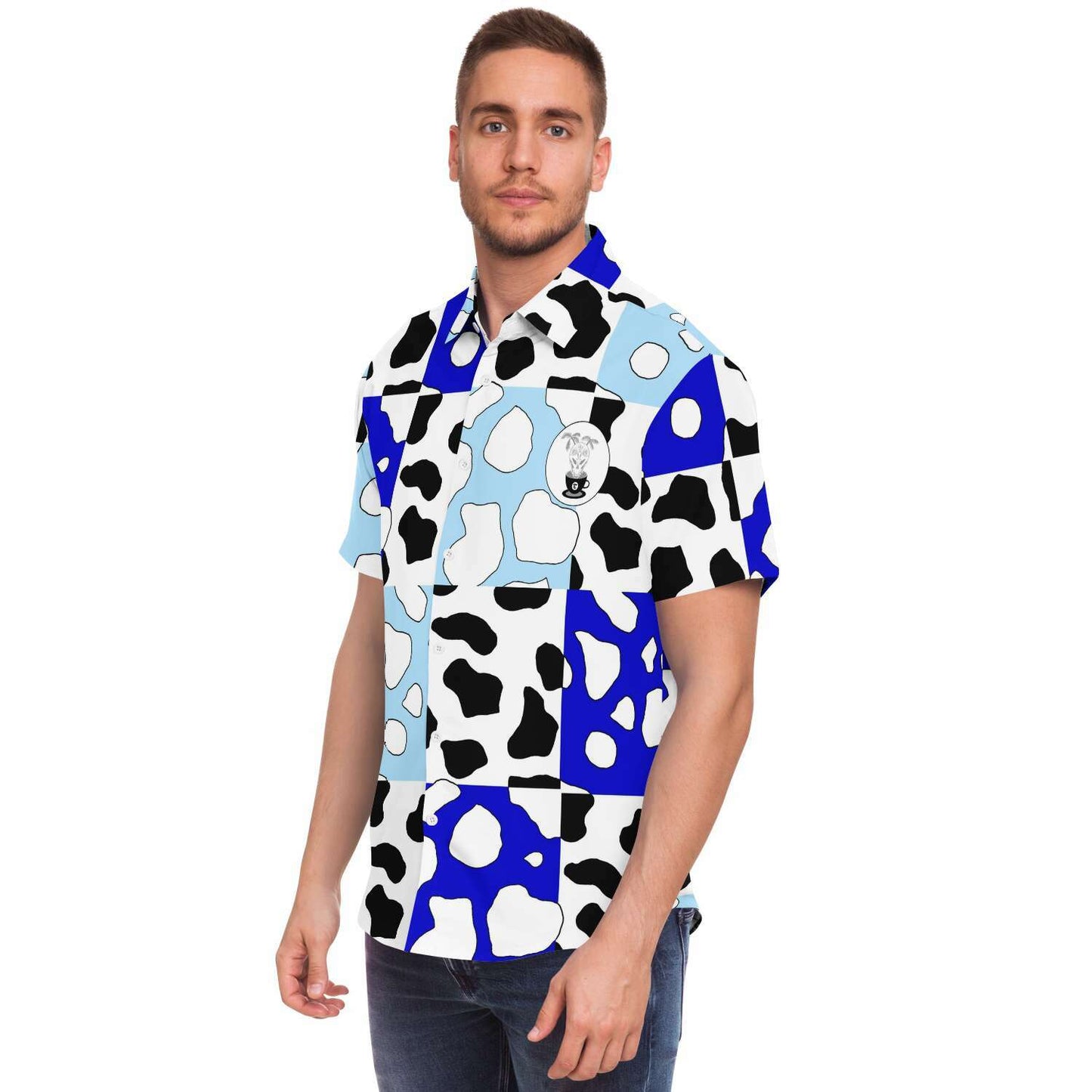 Blue cowbois Sophomore Sleeve Shirt