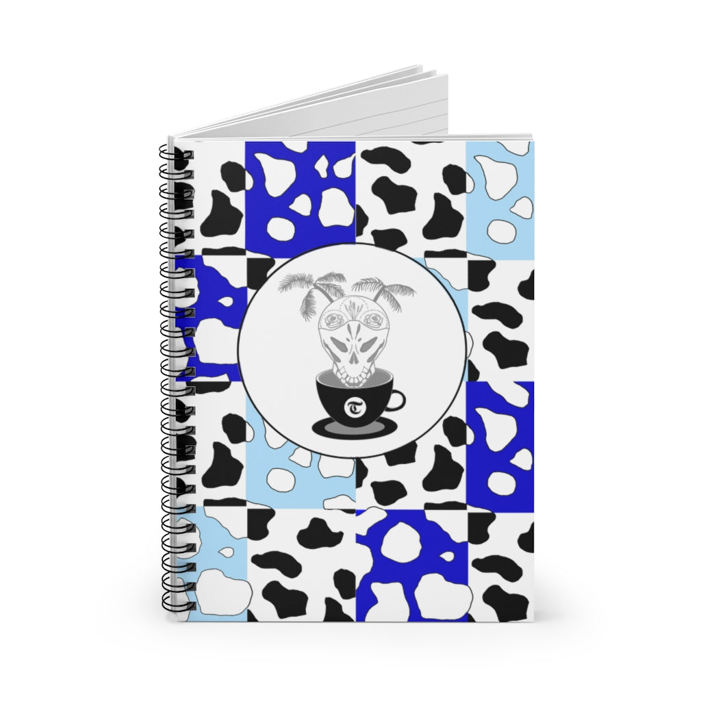 Cowboi Blue Spiral Notebook - Ruled Line