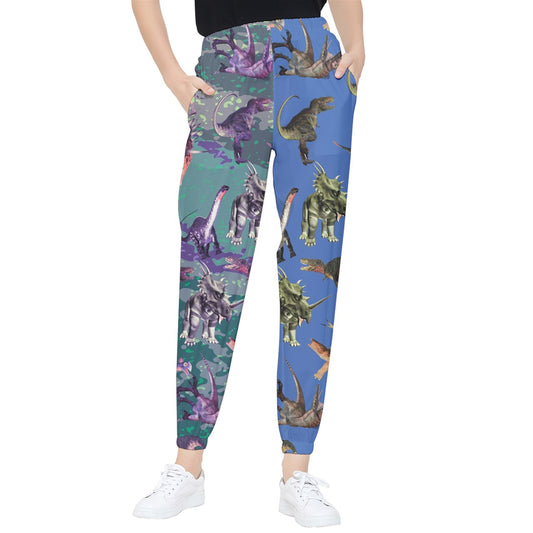 dinomight pattern block Tapered Pants