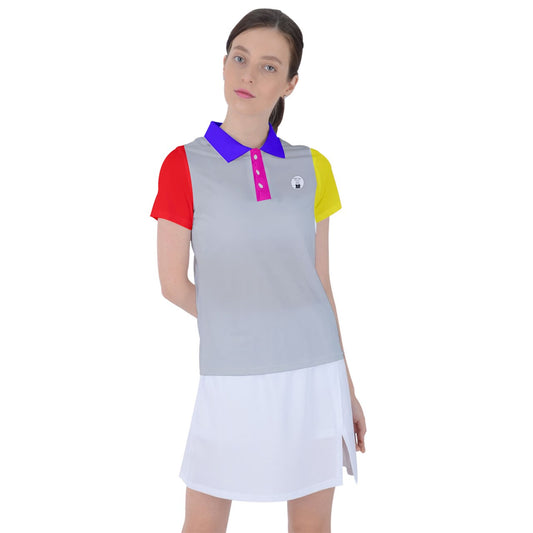 teawitchonline color block light Polo Tee