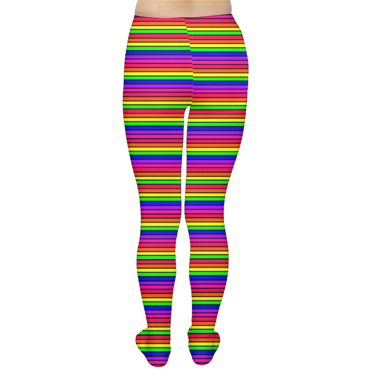 rainbow stripe Tights