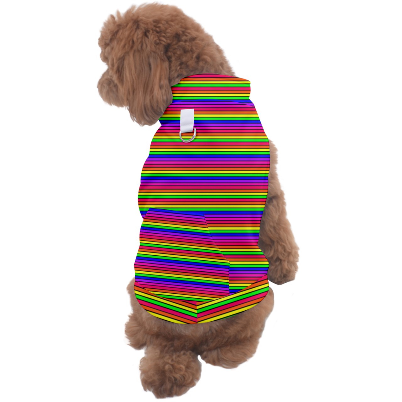 rainbow stripe Dog Sweater