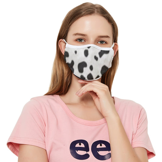 cowboi senior print Fitted Cloth Face Mask (Adult)