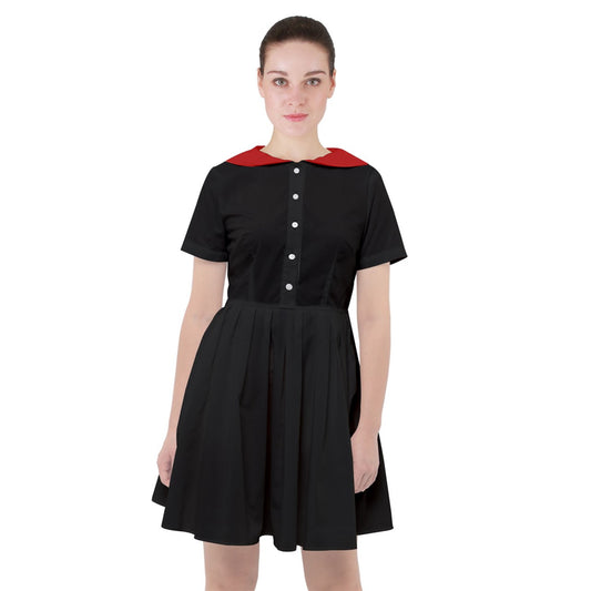 Black Red Sailor Dress