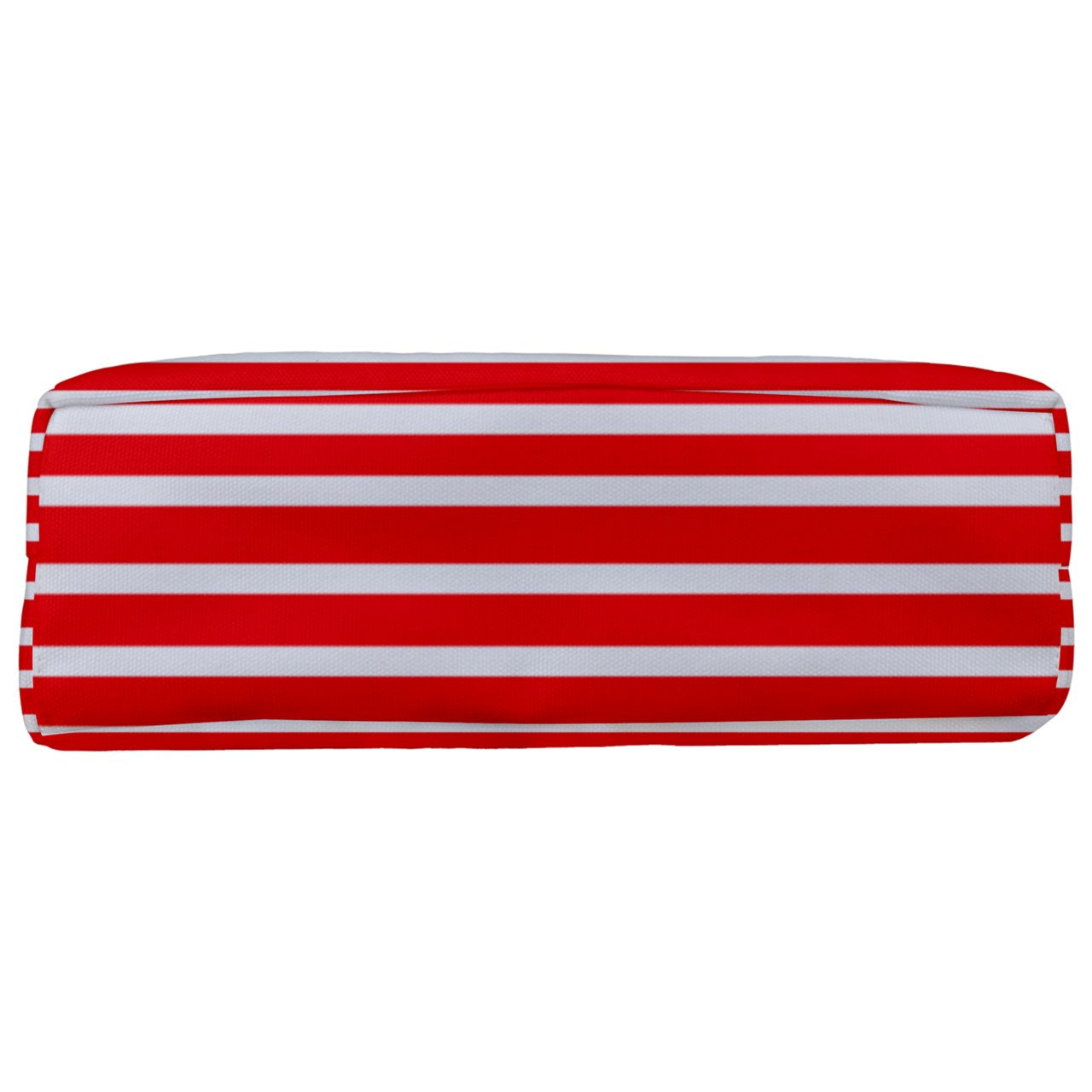 red beach stripe Full Print Rope Handle Tote (Large)