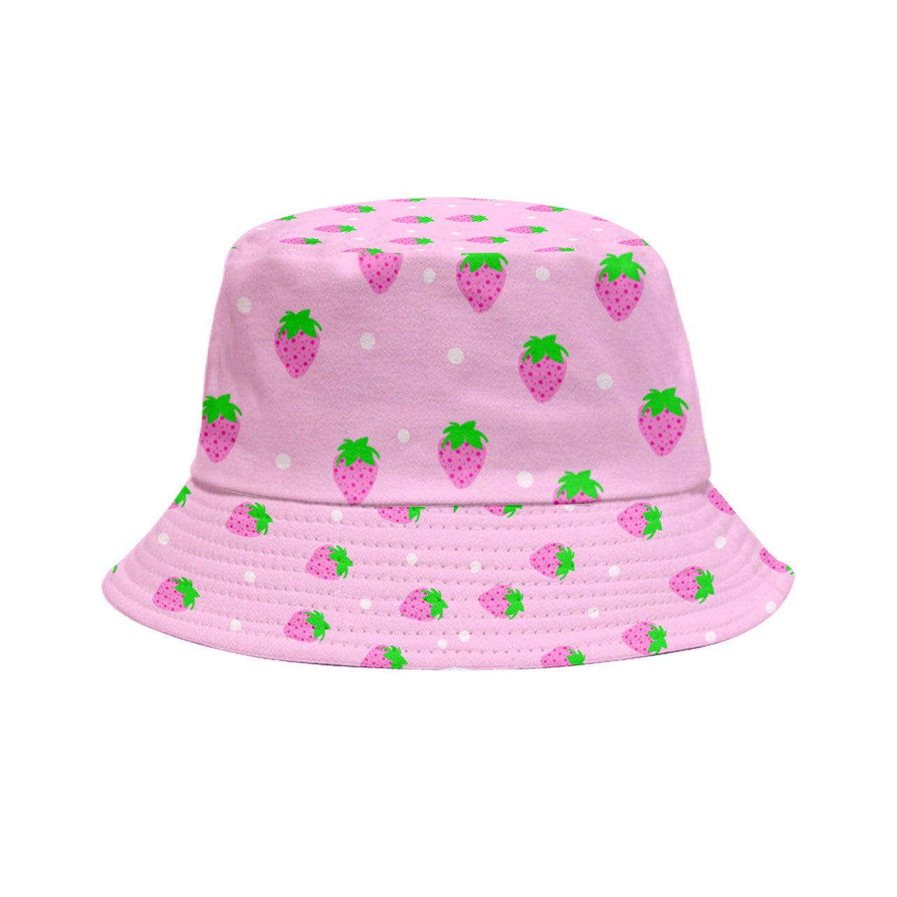 strawberry pink Inside Out Bucket Hat