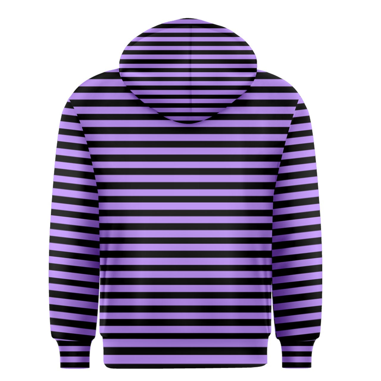 purple stripe Zipper Hoodie
