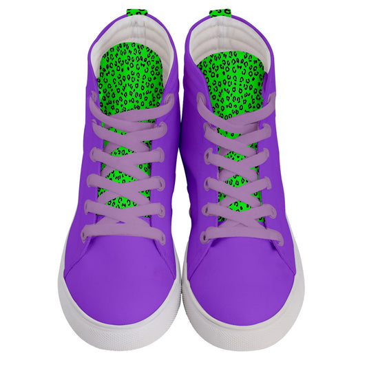 Disco Baby Lilac Hi-Top Sneakers