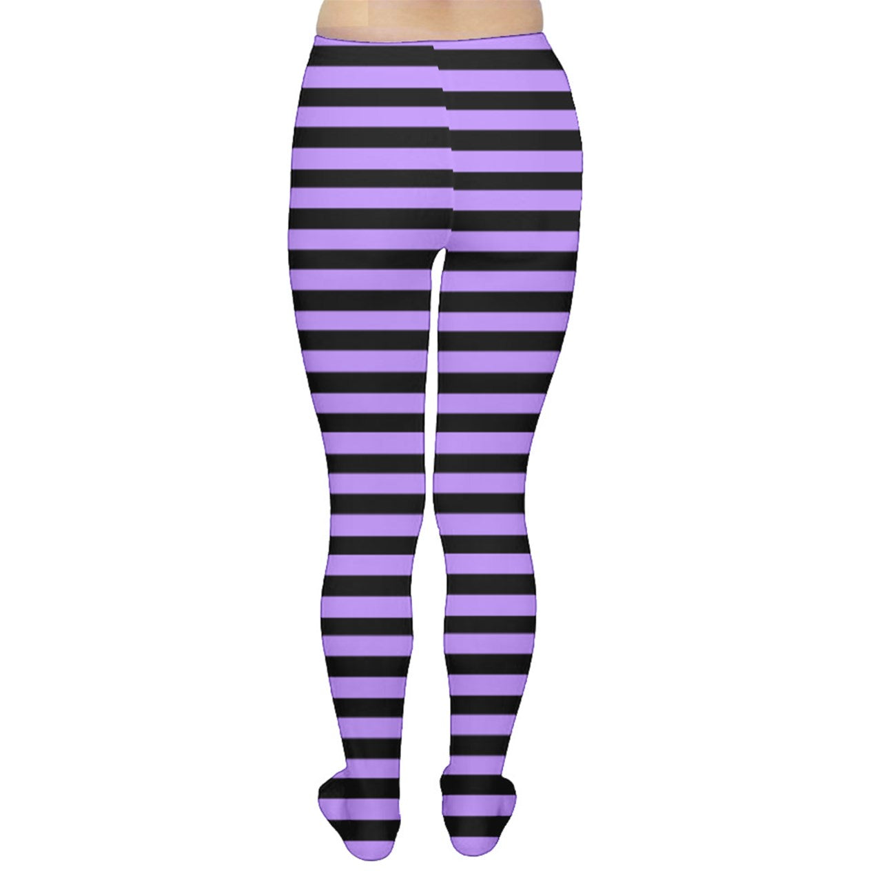 Purple Stripe Tights