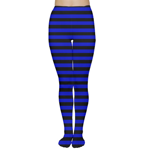 Non-binary Blue Stripes Tights