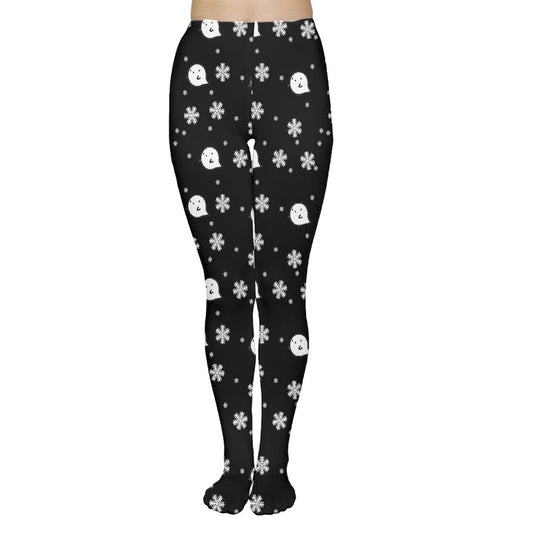 Spooky Snowflake Tights