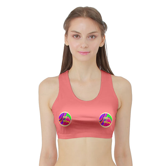 Eat Me Cookies Sports Bra with Border