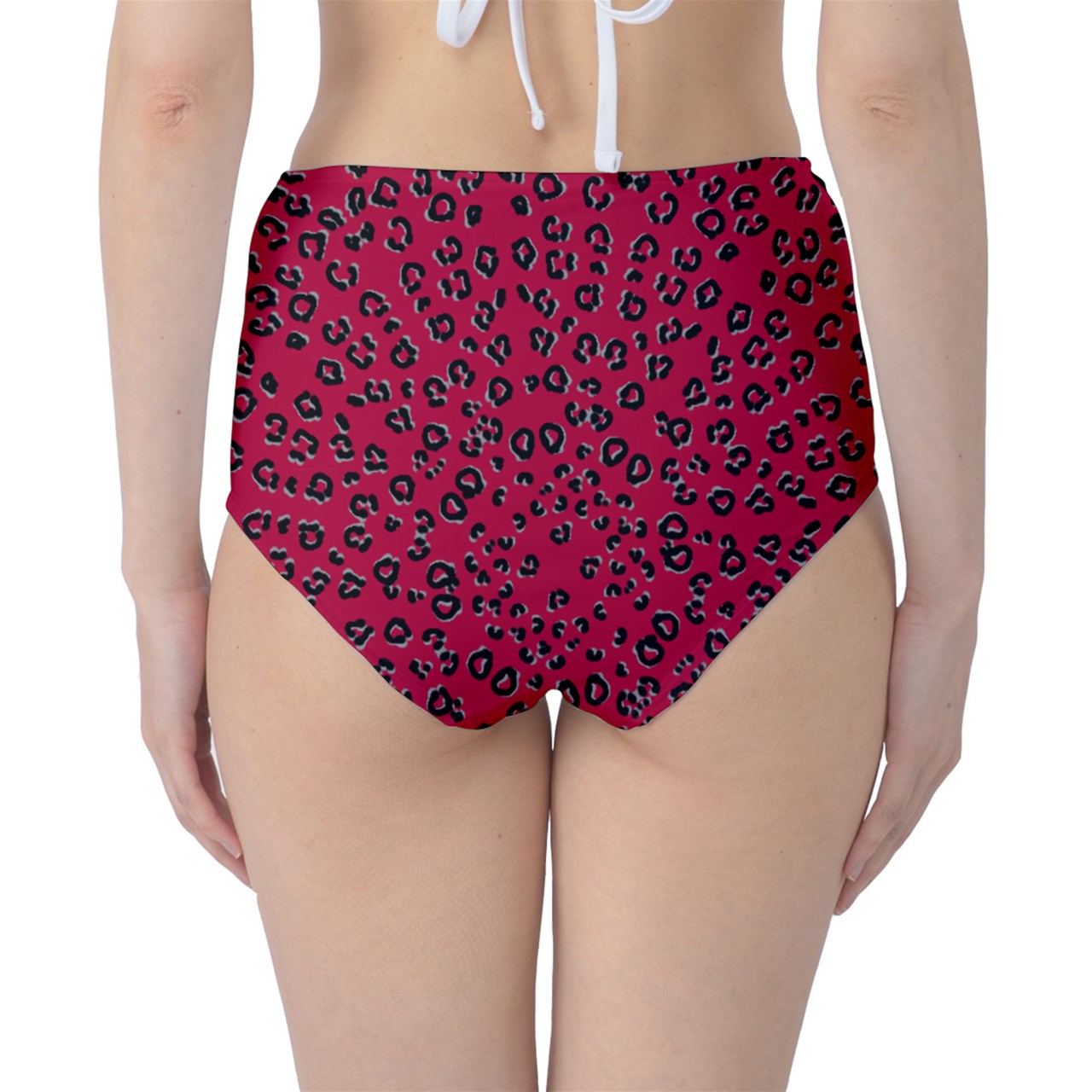 Red Cheetah Classic High-Waist Bikini Briefs
