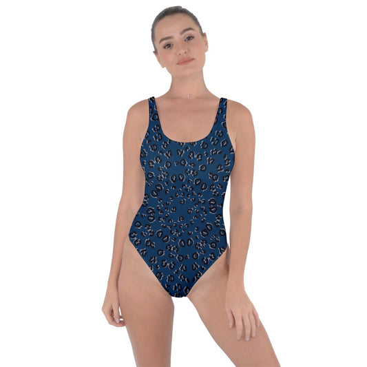 navy cheetah Bring Sexy Back Swimsuit