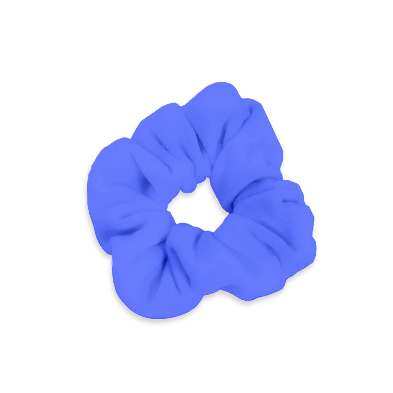 Hot Blue Velvet Scrunchie
