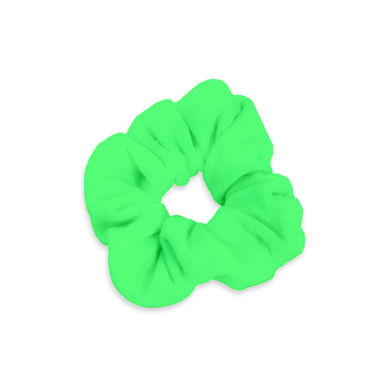 Hot Green Velvet Scrunchie