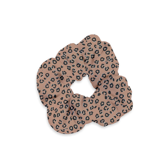 brown cheetah Velvet Scrunchie