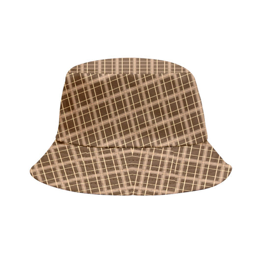 Brown Academia Inside Out Bucket Hat