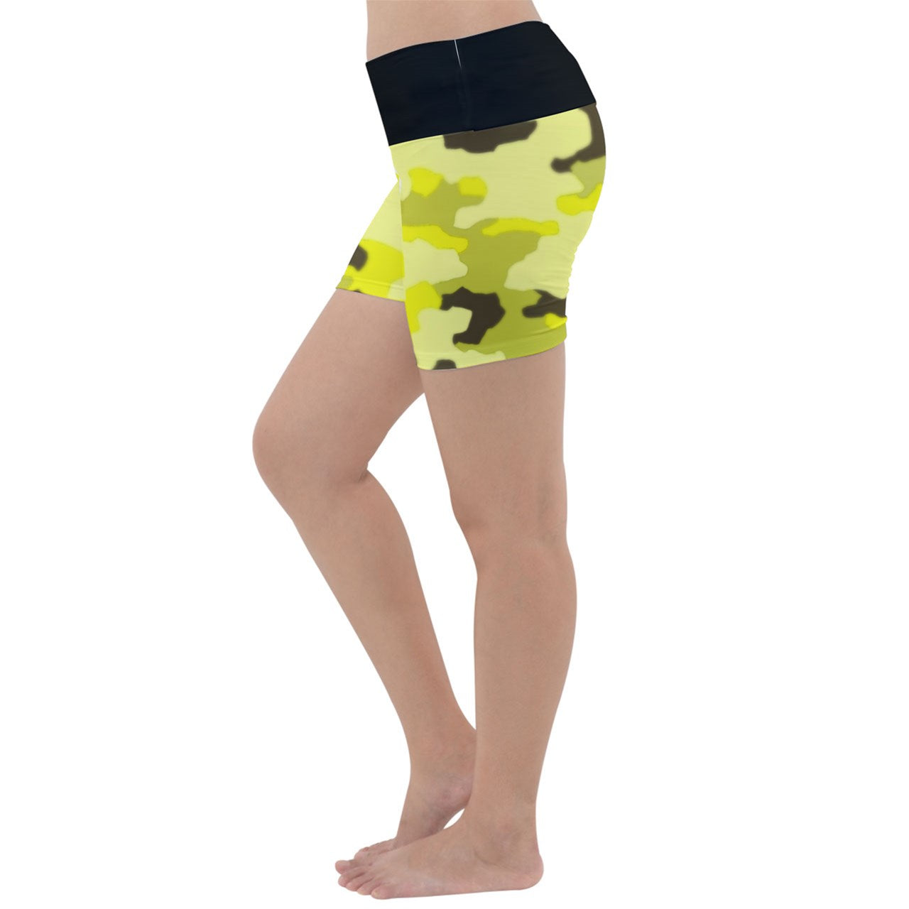 y2k Soldier Eastern Lightweight Velour Yoga Shorts