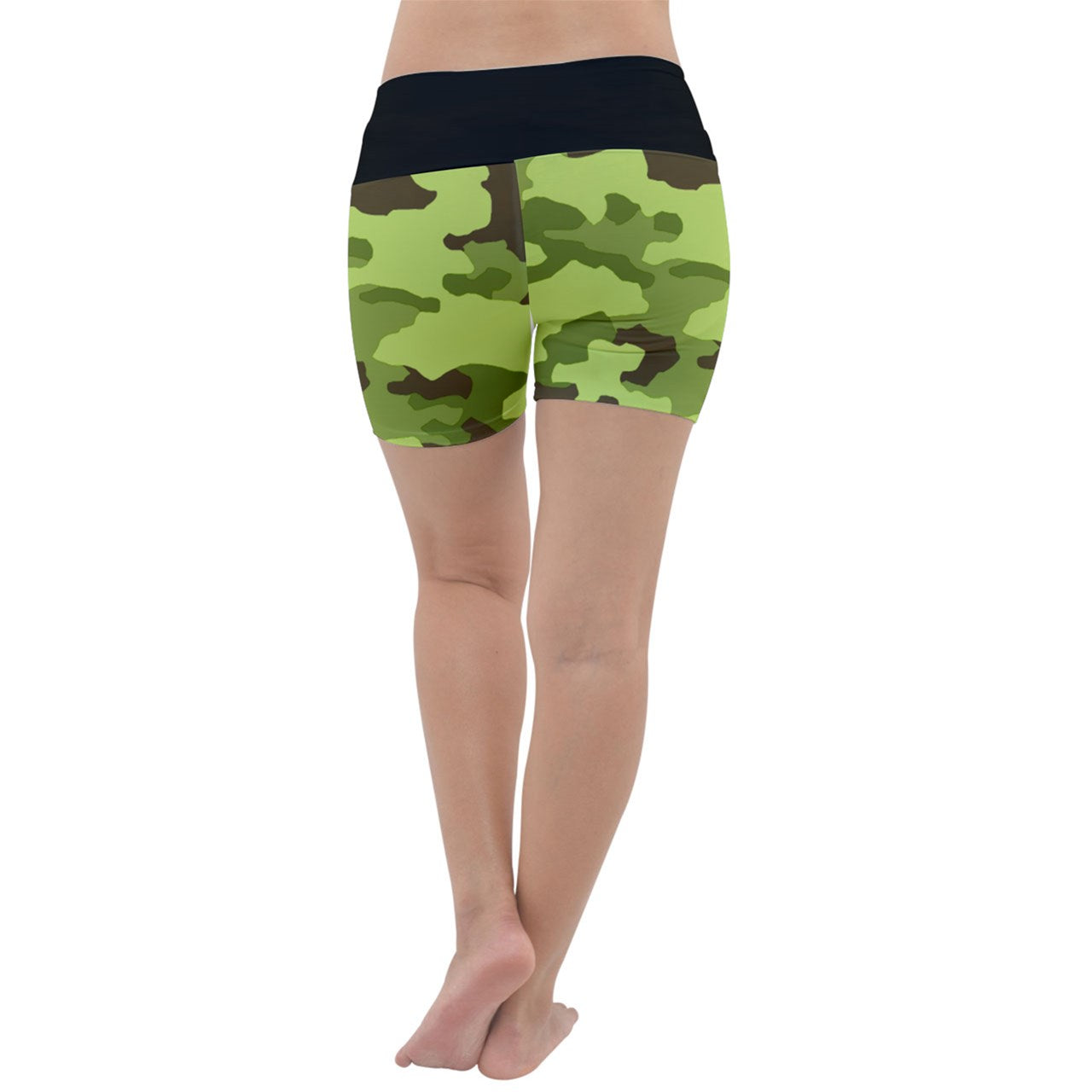 Y2k Soldier Northern Lightweight Velour Yoga Shorts