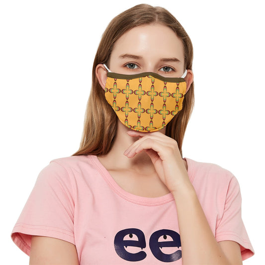 Easy On The Eyes Fitted Cloth Face Mask (Adult)