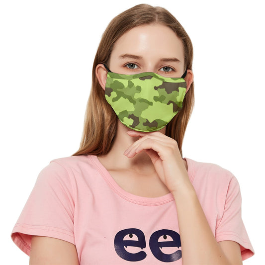 Y2k Soldier Northern Fitted Cloth Face Mask (Adult)