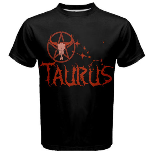 Taurus Metal Zodiac Cotton Tee