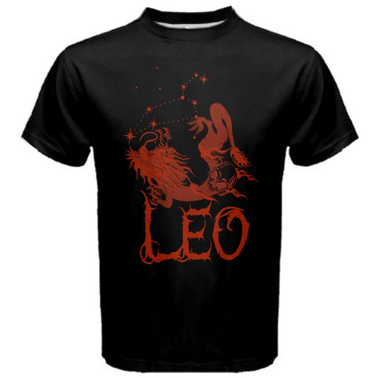 Leo Metal Zodiac Cotton Tee