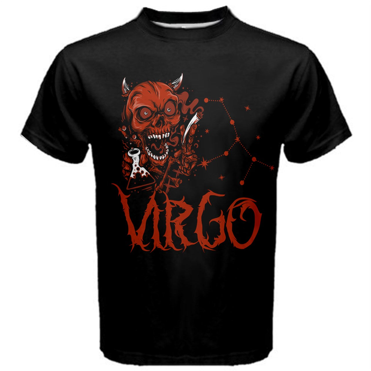 Virgo Metal Zodiac Cotton Tee