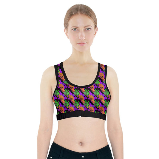 Pumpkin In The Clouds' Sports Bra With Pocket