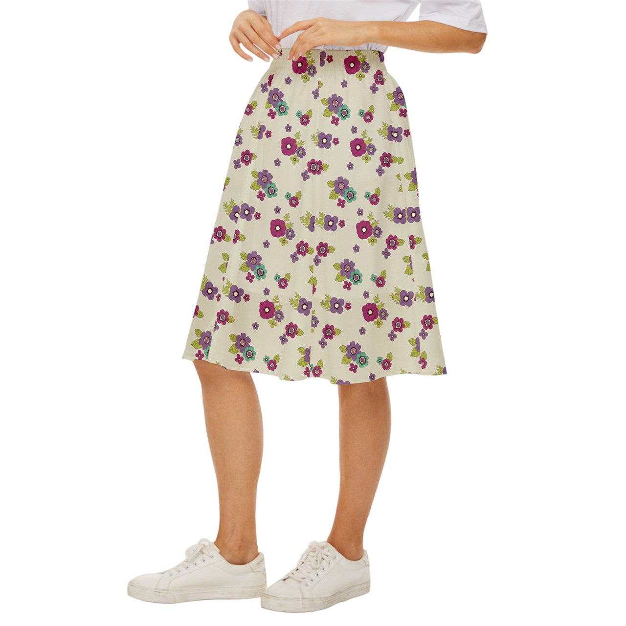 Garden Khaki Classic Short Skirt