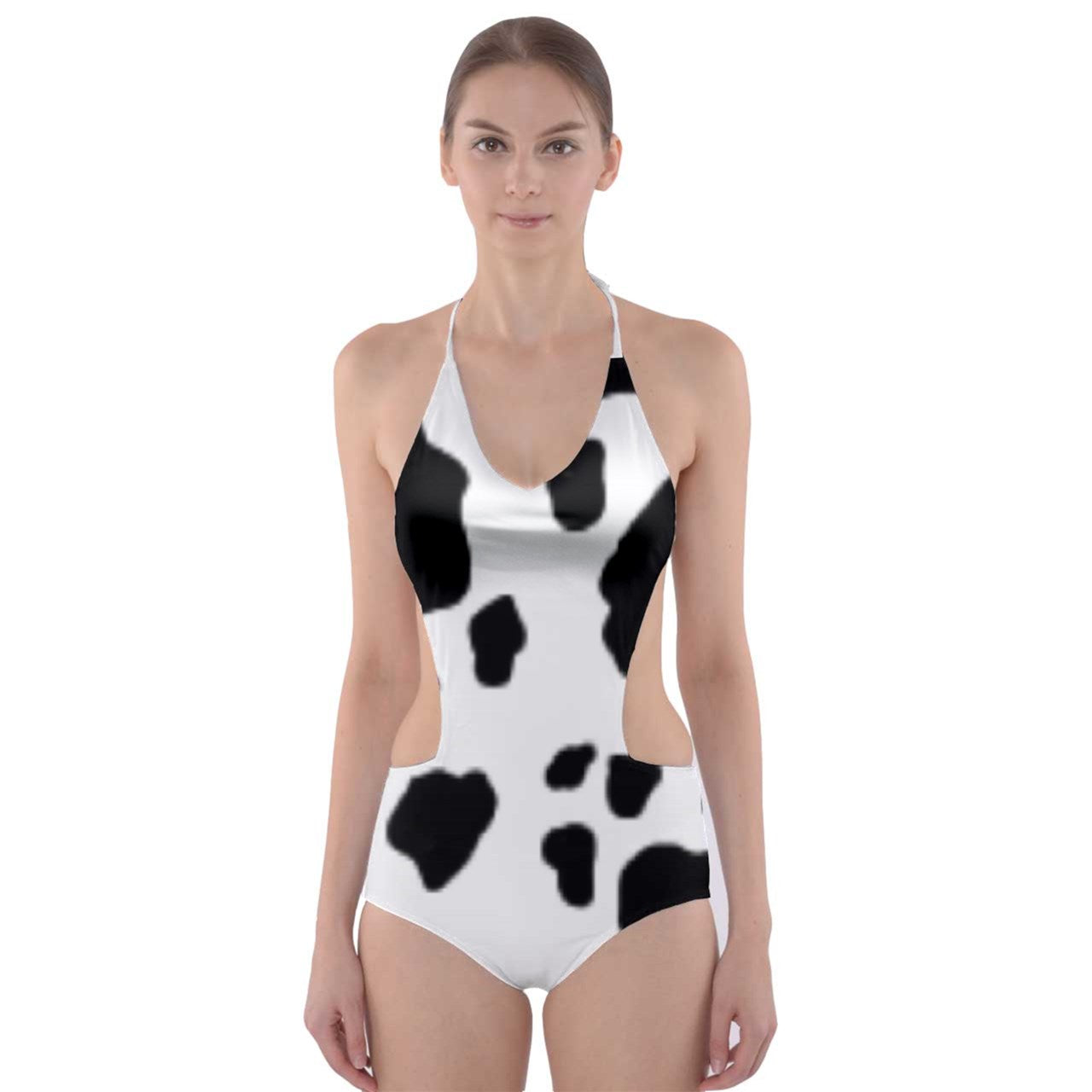 electric cowboi 2  Cut-Out One Piece Swimsuit