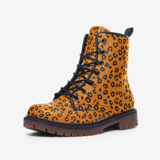 Orange Cheetah Leather Lightweight boots MT