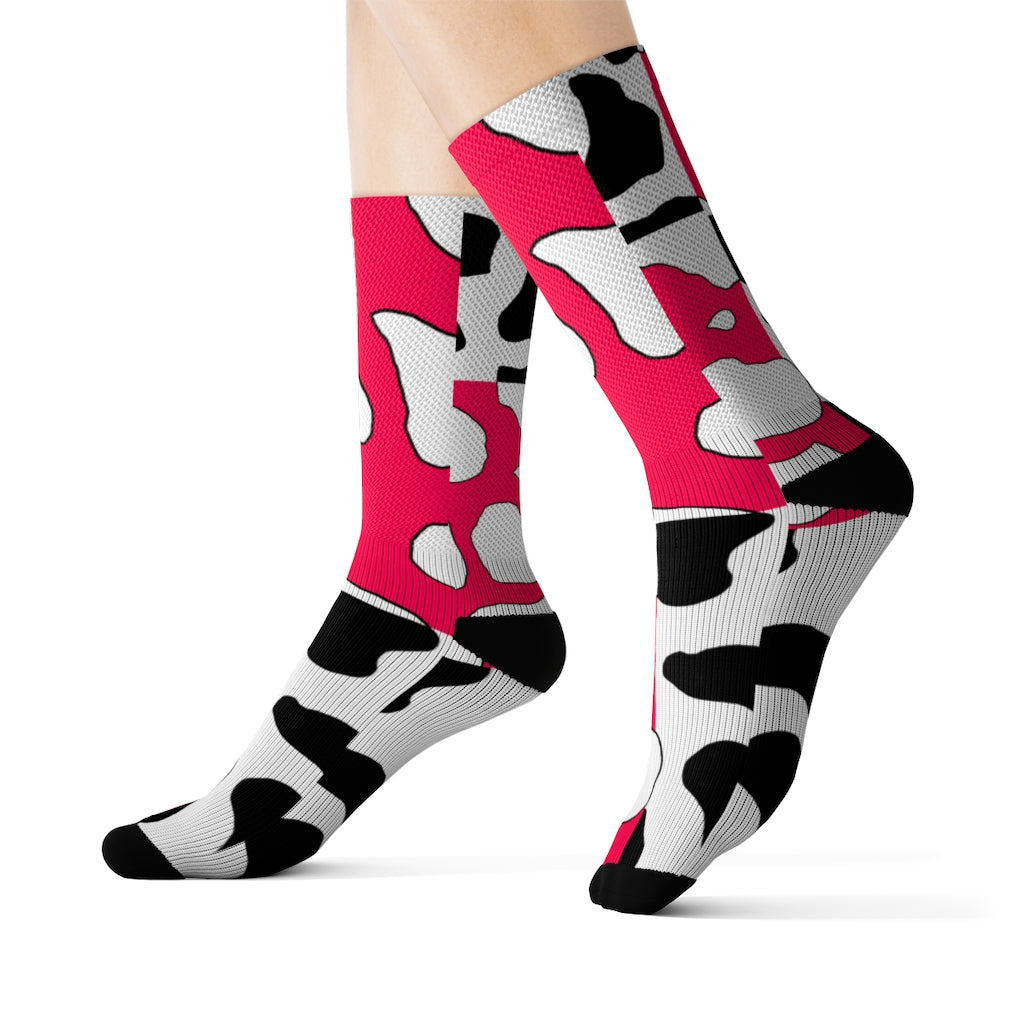 e-boi Pink Cowboi Sublimation Socks