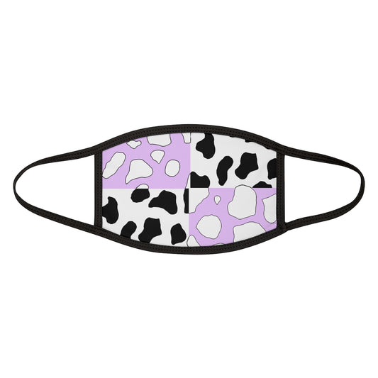 Softboi Purple cowboi Mixed-Fabric Face Mask