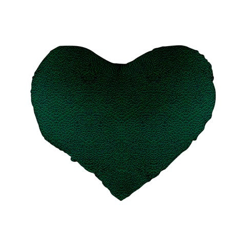 green cheeta 16" Premium Heart Shape Cushion