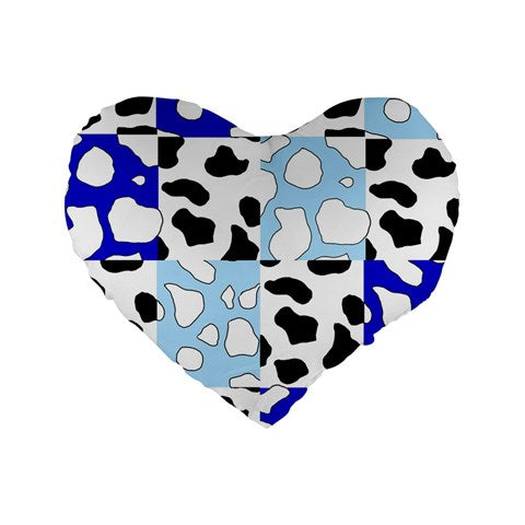 cowboi blue 16" Premium Heart Shape Cushion