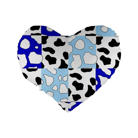 cowboi blue 16" Premium Heart Shape Cushion