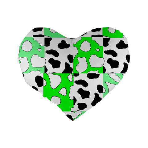 cowboi green 16" Premium Heart Shape Cushion