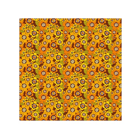 sunflower yellow Small Satin Scarf