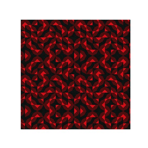 red snake pattern Small Satin Scarf