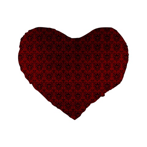 Lovelilly Standard 16" Premium Flano Heart Shape Cushion