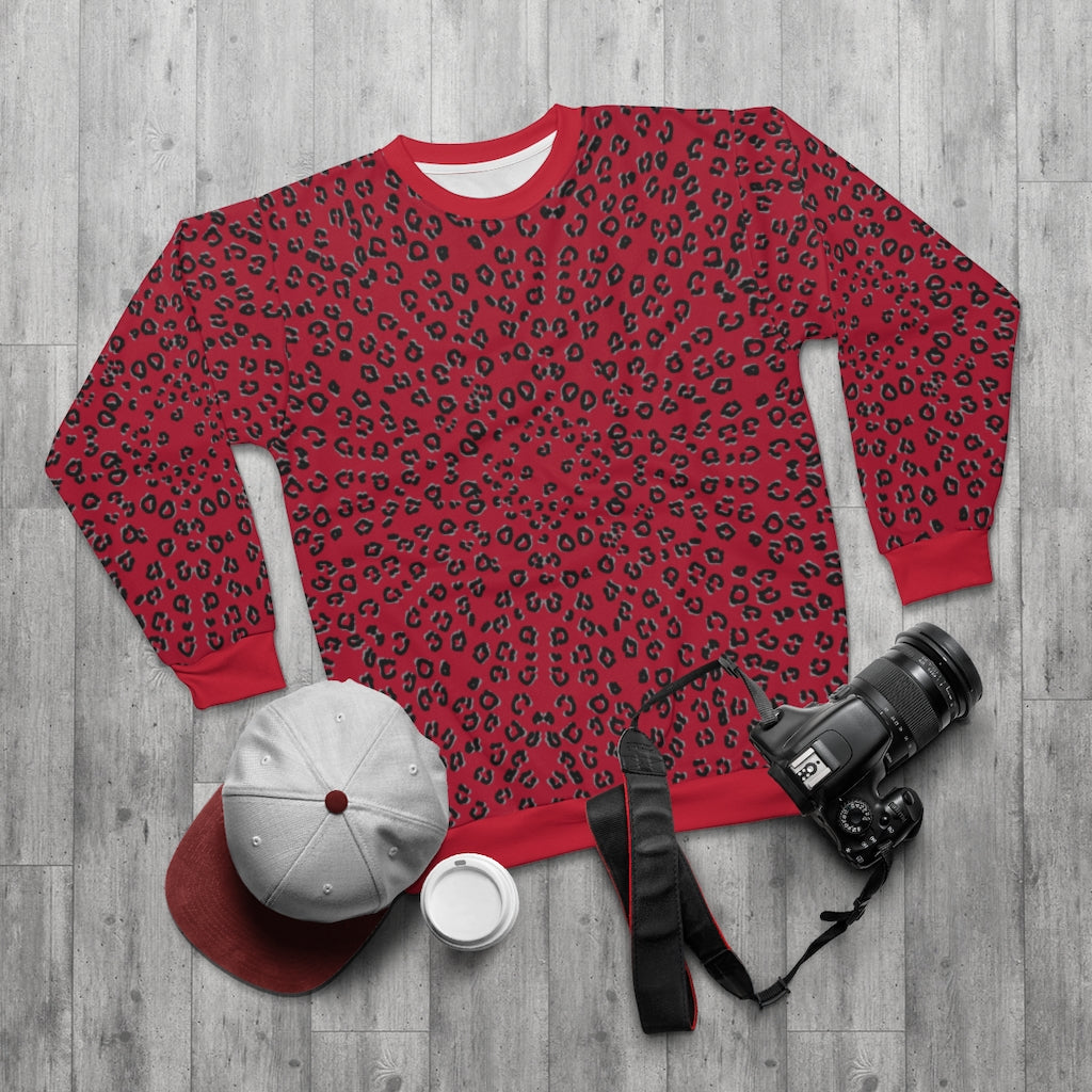 Red Cheetah Sweatshirt
