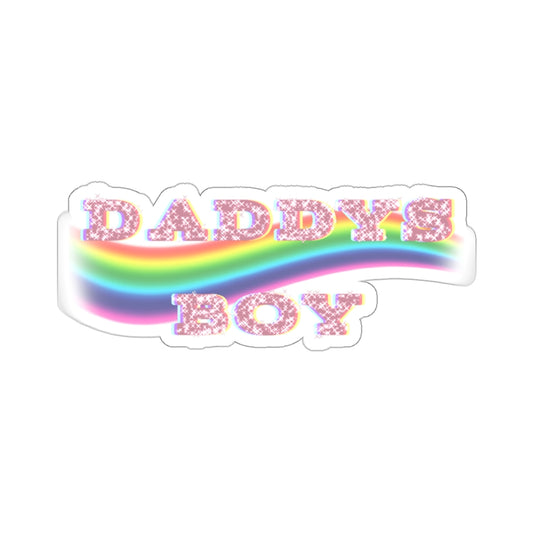 Daddys Boy Kiss-Cut Stickers