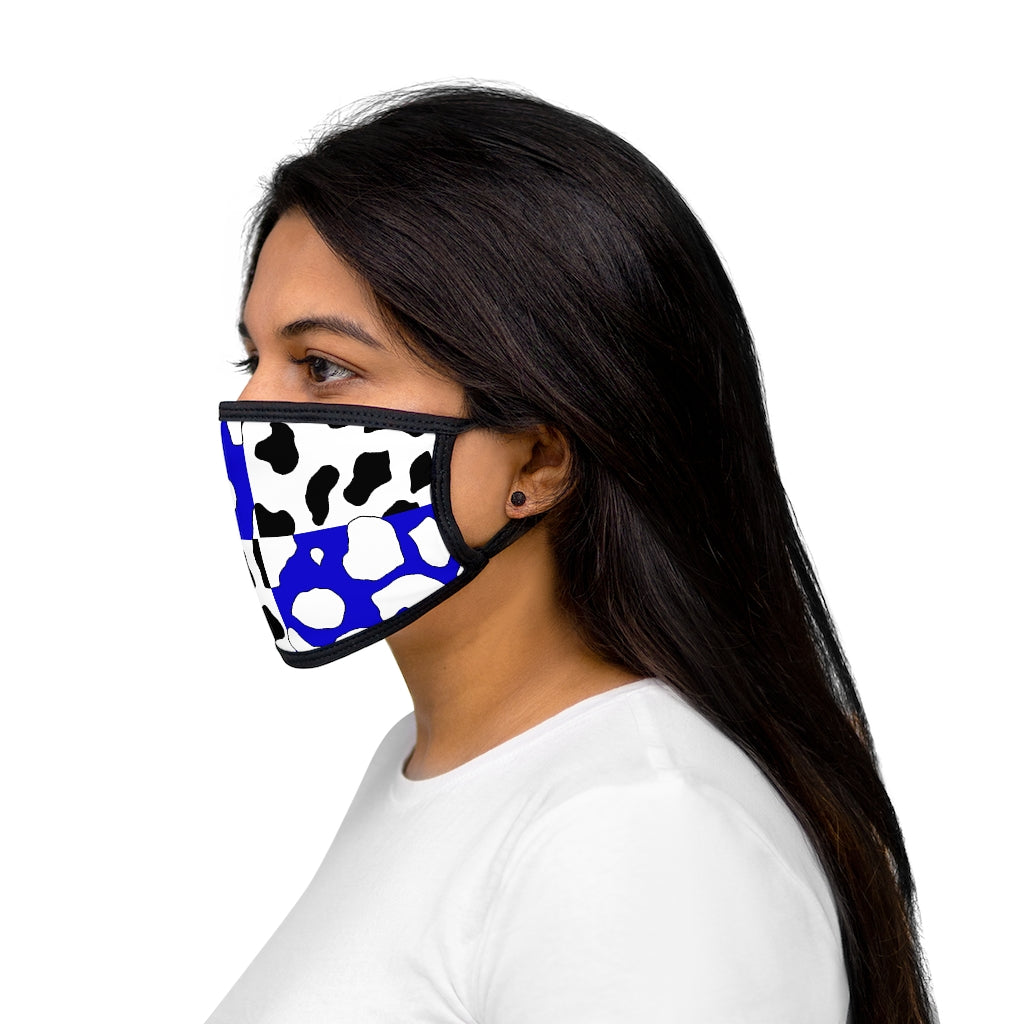 e-boy Blue Cowboi Mixed-Fabric Face Mask