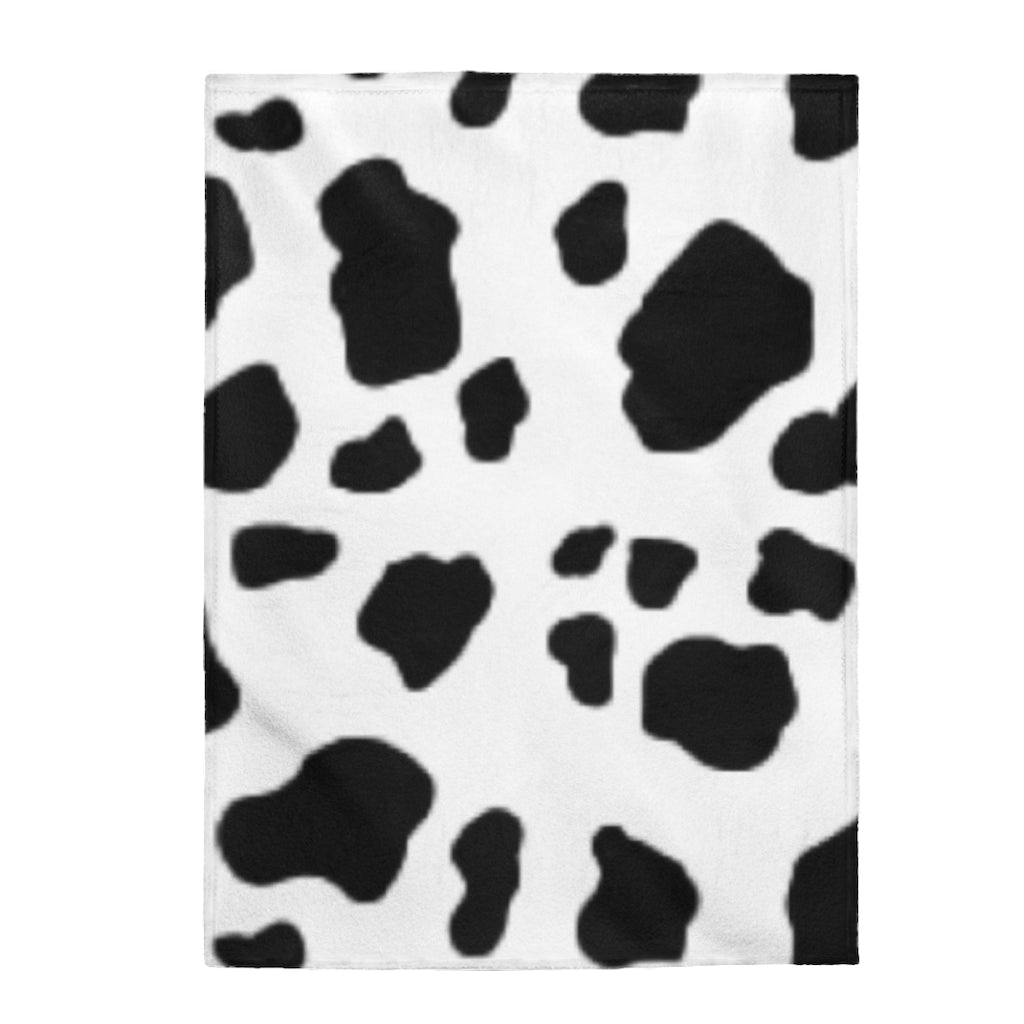 cow print Velveteen Plush Blanket