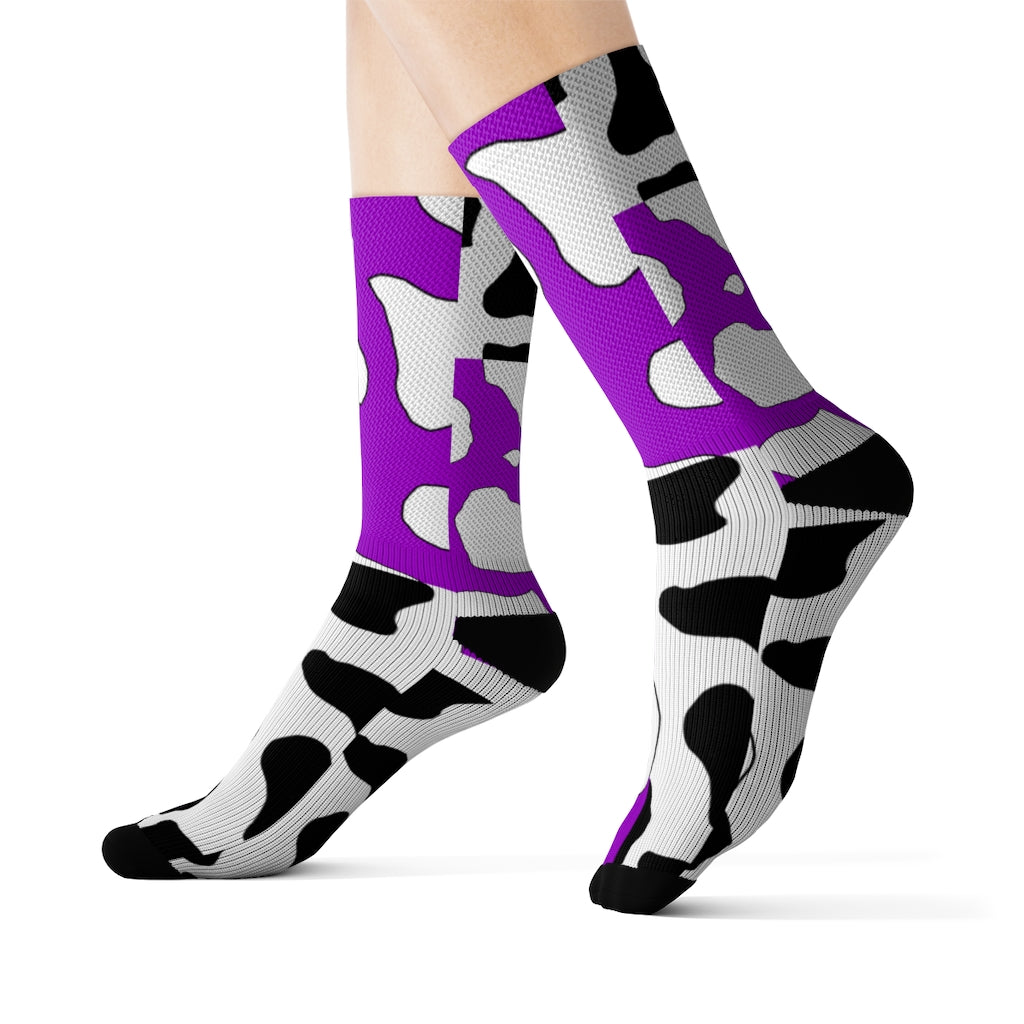 e-boi Purple Cowboi Sublimation Socks