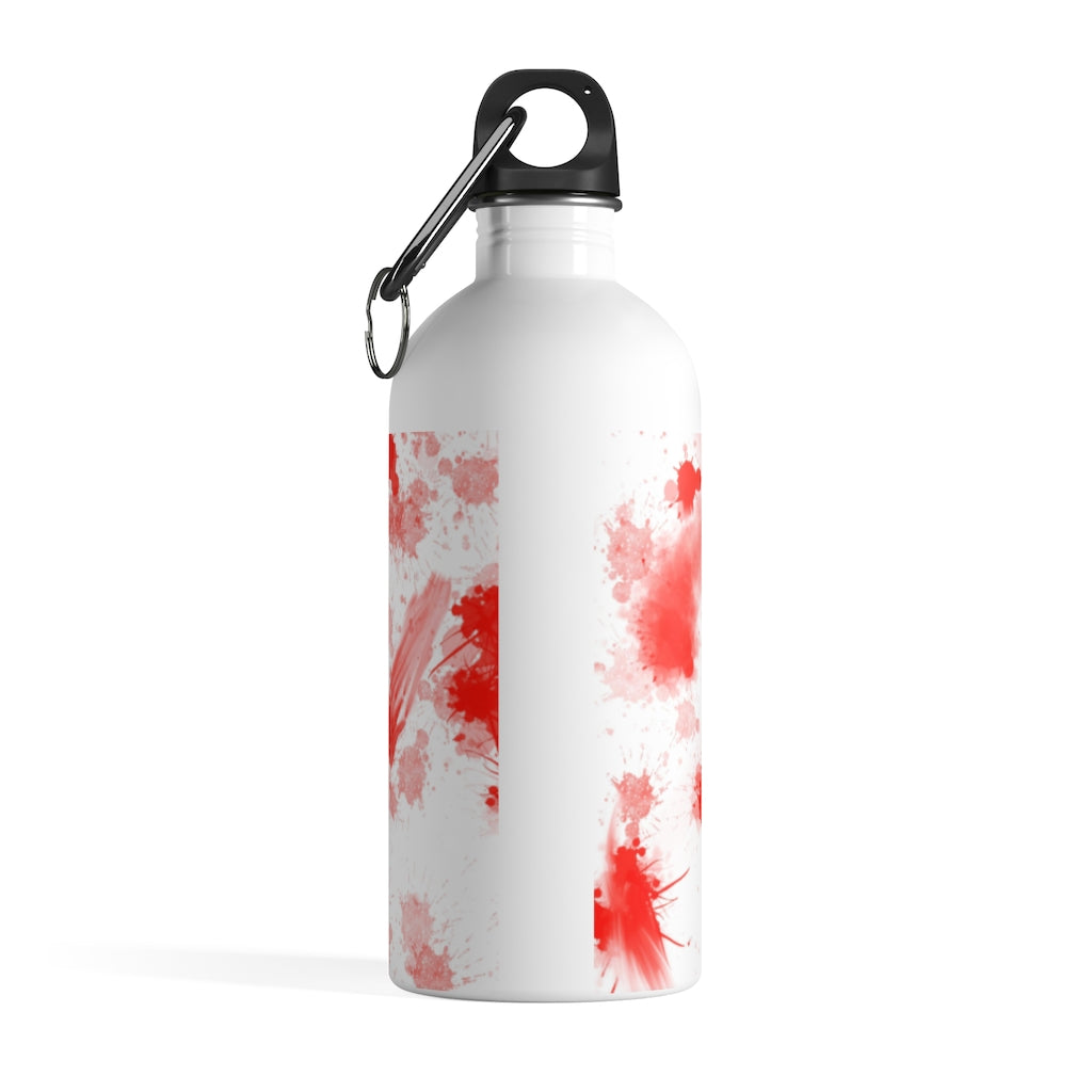 blood spatter Stainless Steel Water Bottle